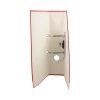 Segregator na dokumenty A4 80mm XXL czerwony z szyną 100551788 BANTEX